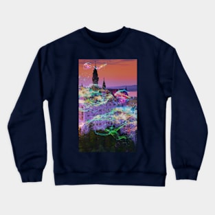 Rainbow Castle Crewneck Sweatshirt